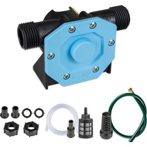 KITLUCK Hand Drill Pump, 750GPH Drill Powered Water Transfer Pump with Water Hose, Oil Tube and Adapter, Manual Water Pump for Drill, Small Self-Priming Electric Drill Pump for Water, Diesel