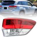labwork Passenger Side Tail Light Replacement for Toyota Highlander 2017-2019 Tail Lamp RH Right Side 815500E160 TO2804132