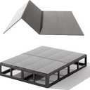 Premium Bunkie Board Queen, Mattress Support Board Improved Comfort and Support, Breathable, Noise Minimizing, Low Profile Bed Bunkieboards 8mm(Panel Thickness), Bed Board Under Mattress