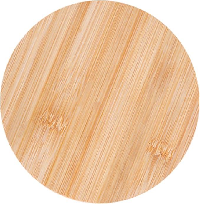 1 Pack Replacement Wooden Lid for 4-Cup Pyrex Bowls, 6" Round Reusable Storage Cover, Durable Food Lid for Pyrex Glass Containers (Container excluded)