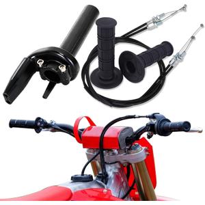 Motorcycle Throttle Tube With Throttle Cable Grips For YZ250F 426F 450F/ WR250F 426F 450F/ CRF150R 150RB 250R 250X 450R 450X/ KX250F 450F/ KLX450F RMZ250 450/ 250SX-F 250XCW 05+/ 450SXF 520 SXF 03+