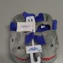 Capelli New York Boys Jawsome Eye Mask Slipper, 1/2 Large