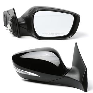 MACJALY Passenger Side Mirror (Right/RH) Compatible with Hyundai Elantra 2014-2016, Power Adjust, Manual-Folding, w/Turn Signal, 5-Pin Connector, Black Housing, Replaces 876203Y530, HY1321208