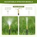Automatic Drip Irrigation Kit - 50FT with Tool-Free Quick Connectors, 15 Copper Atomizing Nozzles & 360 Bendable Spray for Garden, Greenhouse, Lawn, Plants