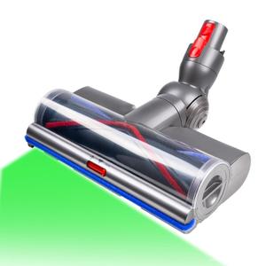 Replacement Vacuum Head Compatible with Dyson V7, V8, Cyclone V10, V11, V15 Cordless Vacuum Cleaners, Adjustable Suction Replacement Head with LED Green Light for Carpets, Rugs, Hardwood Floor