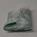 Round Vinyl Fitted Tablecloth with Flannel Backing Elastic Table Cloth Waterproof Oil-Proof Plastic Cover- Fits Tables up to 40" - 44" Diameter (Green Leaves)