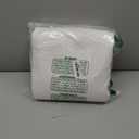 Linenspa 2 Inch Mattress Topper Cover, Full  Machine Washable, Breathable, Non Slip Covering with Zipper for Mattress Topper - Cover Only, White