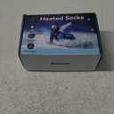 Heated Socks for Men Women, APP Control Electric Socks, Equipped with 5000mAh Rechargeable Battery and 4 Levels of Temperature Settings, Suitable for Outdoor Skiing, Hunting, Camping (Black)