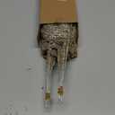 Christmas Glitter Stems 24pcs Artificial Pine Tree Picks for Christmas Tree Ornaments fillers, DIY Xmas Wreath, Crafts, Garland, Holiday, Party, Wedding and Home Decoration (Champagne Gold)