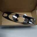 Gear Shift Panel Trim Cover Compatible with Chevrolet Corvette C8 2020-2026, ABS Center Console Shifter Panel P D Auto M Button Trim Frame (Carbon Fiber Pattern)