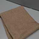 Hiasan Faux Linen Rectangle Tablecloth - Wrinkle and Stain Resistant Washable Table Cloth for Kitchen Dining Room Holiday Table Cover for Party Dinner, Khaki, 54 x 80 Inch