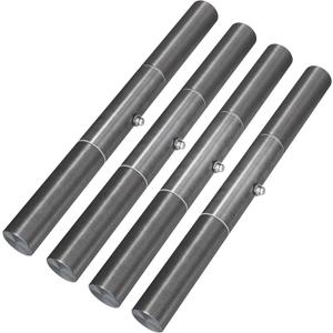 Weld On Trailer Ramp Hinges 10 Inch, Heavy Duty Greasable Ramp Door Hinges, 500 lbs Capacity, Pack of 4