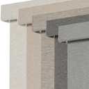 Persilux Blackout Roller Shades for Window Blinds,Cordless,Linen Fabric,Thermal Insulated Fabric UV Protection Shades for Home,Office,Bedroom,Door,Blackout-Grey,47" W X 72" H