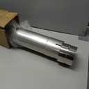 LCGP 4" Inlet Diesel Exhaust Muffler with Clamp, 4'' Inlet & Outlet Universal Resonator, 30'' Overall Length Stainless Steel Mufflers, Straight Through Design, welded On Muffler Resonator