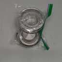 Mason Jar Shaker Lids 316 Stainless Steel Wide Mouth Mason Jar Mesh Sprouting Strainer Lids Kits for Mason Jars Canning Lid 4 Pack Silver