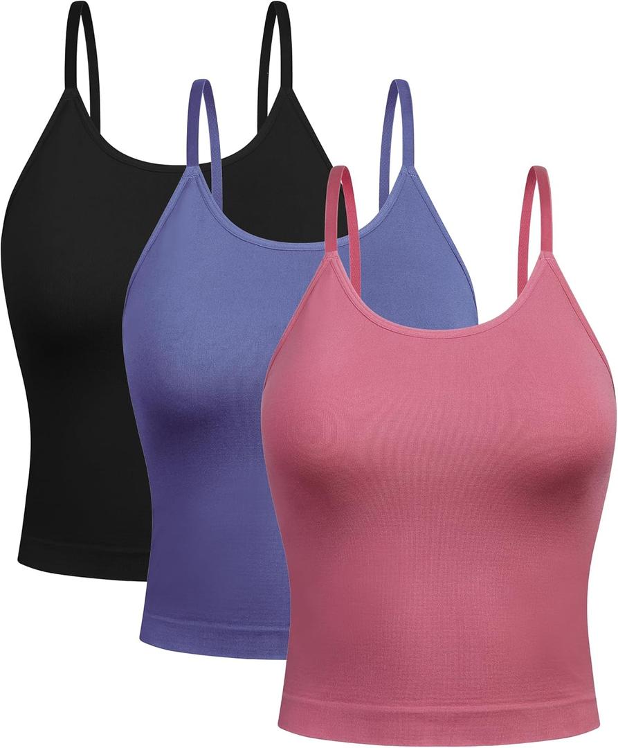 GXXGE Womens' Sports Bra Longline Wirefree Padded with Medium Support Fitness Workout Running Shirts Yoga Tank Top (M)