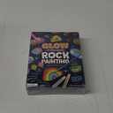 Dan&Darci Kids Rock Painting Kit - Glow in The Dark - Arts & Crafts Gifts for Boys and Girls Ages 6-12 - Craft Activities Kits - Creative Art Toys for 6, 7, 8, 9, 10, 11 & 12 Year Old Kid