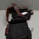 Nylon and Leather Tool Belt | Nylon Tool Pouch | Carpenter | Construction | Framers | Electrician Tool Belts | Drywall Tool Bags (BLACK)