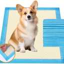 Gardner Pet Ultra Absorbent Thicker Dog Pee Pads Rugular 22"x22" Leak-Proof Odor-Control Small Blue Puppy Training Pads Full Edge-Wrapping Pad for Dogs Dogs, Puppies, Doggie, Cats, Rabbits - 40 Ct