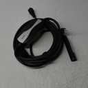 Level 1/2 Tesla Charger, 12A/16A, 25ft Extension Cable, Dual Voltage 240V NEMA 6-20 Plug & 120V NEMA 5-15 Adapter, NACS Connector, Portable Home Electric Car EV Charger for Tesla Models Y/X/3/S (Black)