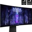 Samsung 34' Odyssey G85SB Series QD-OLED Ultra WQHD Curved Gaming Monitor, 175Hz, 0.03ms, DisplayHDR True Black 400, AMD FreeSync Premium Pro, Advanced Game Streaming, LS34BG850SNXZA