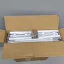 Under Bed Storage with Wheels, Foldable Metal Mesh Underbed Storage Container Bins, Tool-free Assembly Clothes Drawer Organizer, 2Pack (White)