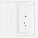 Wall Cable Concealer Kit, in Wall Cable Management Kit for TV,Recessed Outlet with Outlet Box and Brush Wall Plate,Integrated Solution for Orderly Management of Cables in the Living Room,White