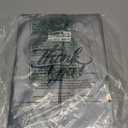 Infinite Pack Thank You Merchandise Bags, Die Cut Handles, Retail Shopping Bags for Boutique - Choose Color & Size (9" X 12", PACK OF 100, Silver)