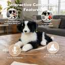 Chongker Realistic Companion Robot Dog Stuffed Animals for The Elderly