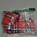 CuteBone Winter Dog Coat - Waterproof Windproof Reversible Vest, Thick Adjustable Cold Weather Jacket for Small Medium Large Dogs, Soft with Leash Hole (1-Red Plaid)