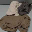 Ficerd 3 Pack Cotton Cropped Long Sleeve Tops for Women Loose Fit Crew Neck Drop Shoulder Crop T Shirts Basic Tee, Size M