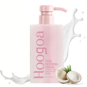 Curl Defining Cream, Long-lasting Hairstyle Curl Cream for Curly Hair Anti Frizz, Moisturizing, Smoothing, Enhencing for Curly & Wavy Hair, 4 Oz