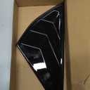 BestEvMod Compatible with 2026 2025 2024 2023 2022 2021 Mustang Mach E Quarter Side Window Scoop Louvers Cover Window Visor Cover ABS (Glossy Black)