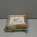 BESCRCL 4x6 Picture Frame Gold with Real Glass, Ornate Vintage 4 x 6 Photo Frames for Wall and Tabletop Display, Set of 4