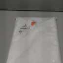 AISEW Womens Casual Button Down V Neck Shirts Raglan Long Sleeve Loose Fit Collared Work Blouses Tops with Pocket (White, XL)