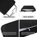 FUNHOME Outdoor Chair Cushions 18x18 Inch,Set of 2,Water Resistant Chair Pads with Ties,Square Seat Cushion 18"x18"x2.5",Patio Chair Cushion for Garden,Backyard Furniture(Black)