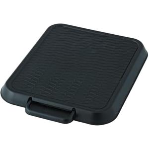 Copco Coffee Cab Rolling Countertop Small Appliance Stand, Compact Glide Pad for Coffee Machines & Kitchen Essentials, Non-Slip, Heat-Resistant Base, Easy Access & Durable Construction (Black)