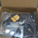 Dasbecan Left Driver Side Mirror Compatible with 2015-2025 Ford Transit 150 250 350 Door Mirror Power Heated, Turn Light, Manual Folding, Matte Black, Short Arm