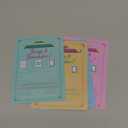 4 Pcs Mahjong Shuffler Cards for Tiles Mixing & Shuffling Portable Mah Jong Accessories Gifts Party Supplies Waterproof Rules Printed Mixer 7 x 5 in for Tiles Players Lovers(Pastel,Linear)