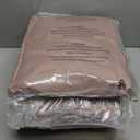 WRENSONGE Queen Comforter Set - 7 Pieces Clay Pink Soft Bed in a Bag Queen with Fitted Sheet, Flat Sheet, 2 Pillow Shams, and 2 Pillowcases- Warm Bedding Sets for All Season