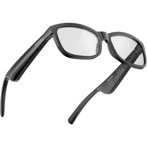 Smart Glasses | Bluetooth Glasses | 34g Ultra-Light Frame for Daily Use | Hands-Free Calls, Music & Voice Control | 8-10H Battery USB-C Charging(Photochromic Clear Lenses)