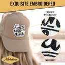 Faith over Fear 3 Inches Iron On/Sew On Embroidered Applique Patches, Scipture Embroidery Patches, Religious DIY Accessories for Backpacks, Army Vests, Bags, Hats, Clothes, Gift for Christian