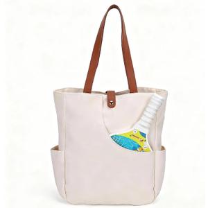 Tennis Gym Bag, Pickleball Bags for Women, Multifunctional Large Capacity Tennis Handbag with Shoe Compartment and Wet Pocket for Outdoor Sporting