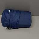 Camping Sleeping Pad, Extra Thick 5 Inch Camping Mat with Pillow Built-in Foot Pump Inflatable Sleeping Pads Compact for Camping Backpacking Hiking Traveling TentBlue Grey