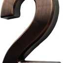 4 Inch Mailbox Numbers - Bronze/Silver House Numbers Stickers, Apartment Door Numbers (2)