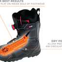 DryGuy Travel Dry DX Boot Dryer and Shoe Dryer, Orange & Black (One Size)