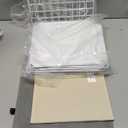 SNSLXH 8 Pack Stackable Closet Storage Bins, Multifunctional & Foldable Closet Organizers and Storage for Bathroom Kitchen Laundry Room Drawer Shelf Storage, Space-Saving Wardrobe Organizer, White