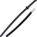 Japanese Katana Sword - Polypropylene Black Blade with Saya, Samurai Training Sword for Cosplay, 40.1 inches
