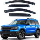 IG Window Visors Fit for 2021-2026 Ford Bronco Sport, Out-Channel Rain Guards Vent Wind Deflectors 4PC, Car Accessories for 21-26 Bronco Sport