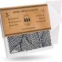 2 x SUPERSCANDI 5 Pack Swedish Dishcloths for Kitchen - 100% Biodegradable & Compostable Reusable Paper Towels Washable, Food-Safe & Without Plastic - Dish Rags for Any Surface, Line Knitting Black